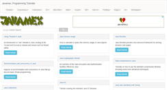 Desktop Screenshot of javamex.com
