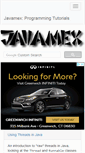 Mobile Screenshot of javamex.com