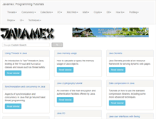 Tablet Screenshot of javamex.com